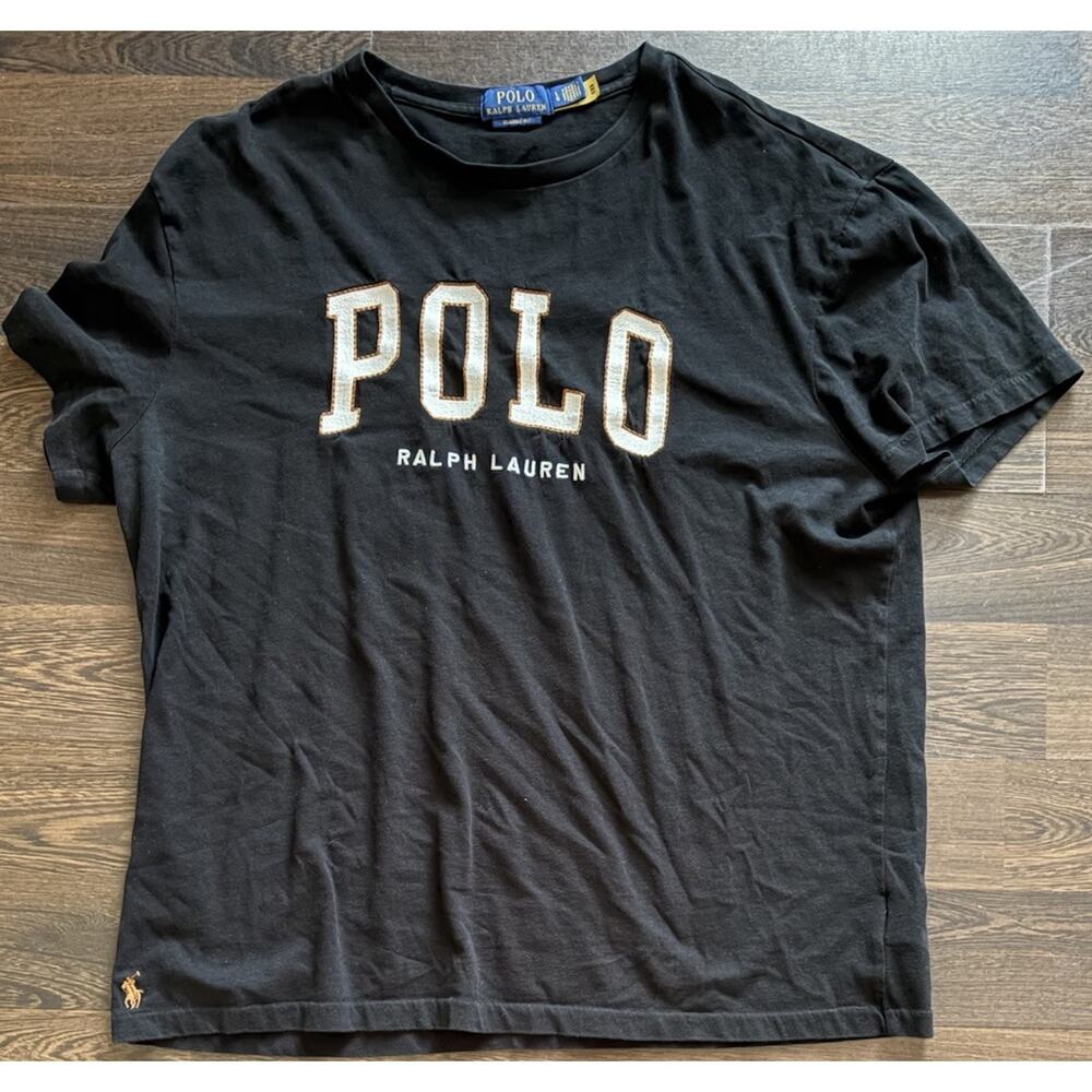 2024Rare Ralph Lauren Polo, Mens, Classic Fit, Logo Jersey T-Shirt Stitched SzL